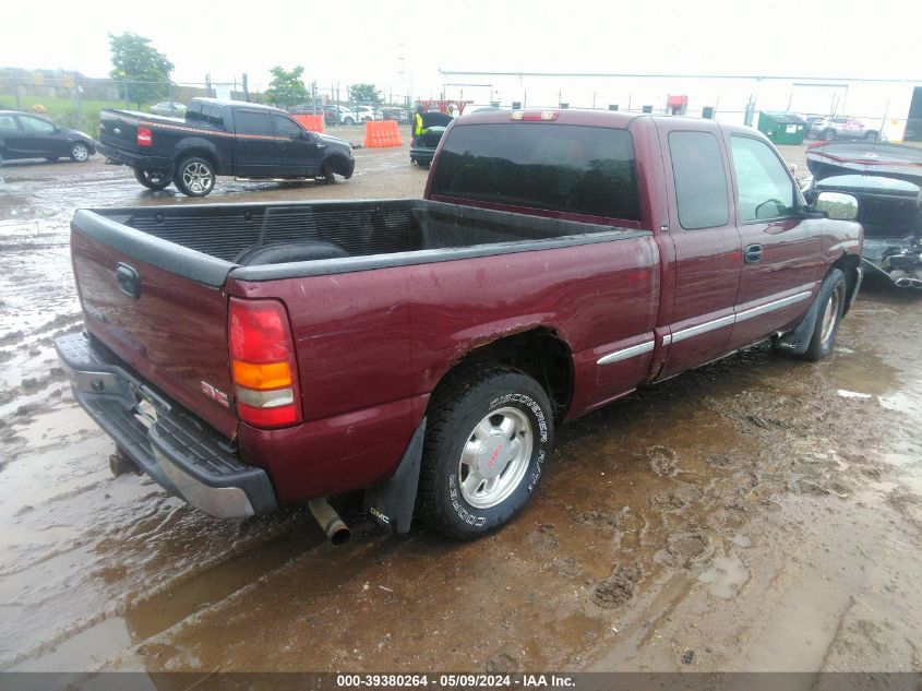 2002 GMC Sierra 1500 Sle VIN: 2GTEC19T321359155 Lot: 39380264