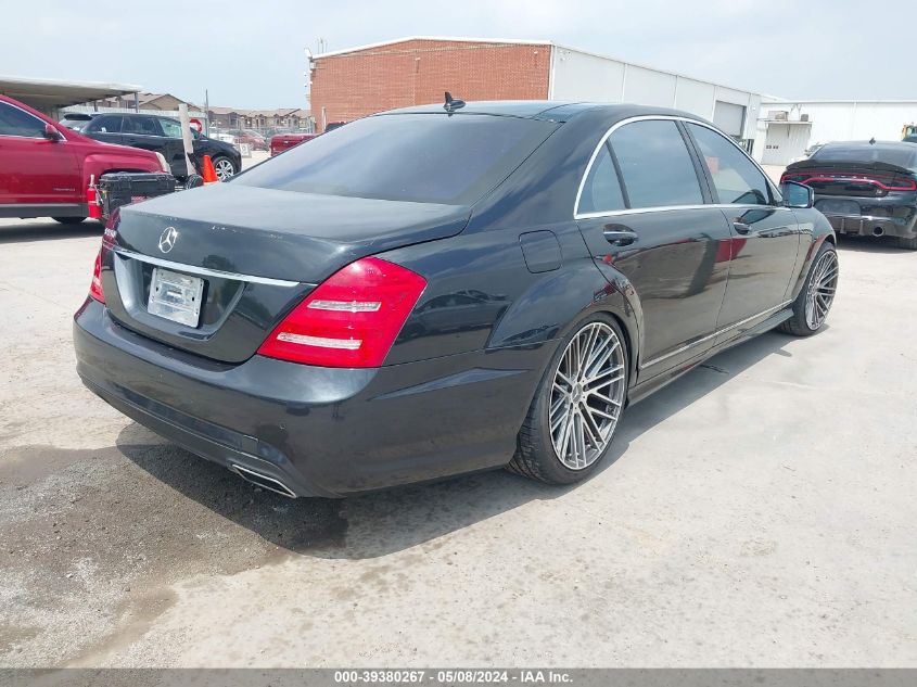 2013 Mercedes-Benz S 550 VIN: WDDNG7DB1DA506254 Lot: 39380267