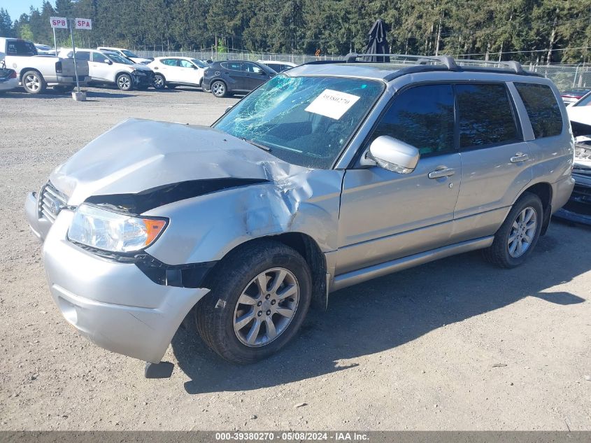 2006 Subaru Forester 2.5X VIN: JF1SG65666H752726 Lot: 39380270