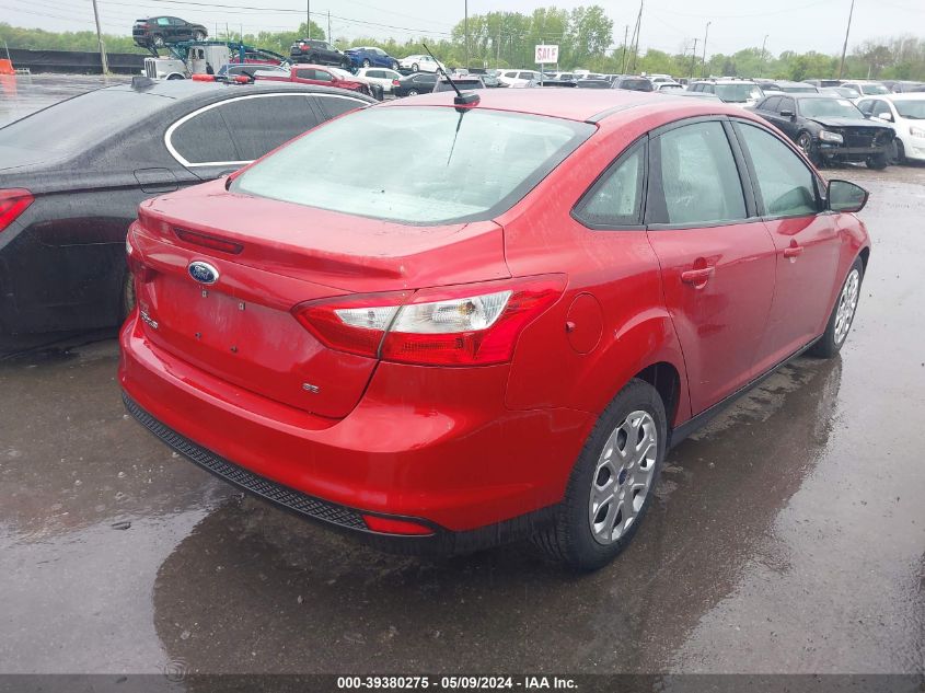 2012 Ford Focus Se VIN: 1FAHP3F25CL354646 Lot: 39380275