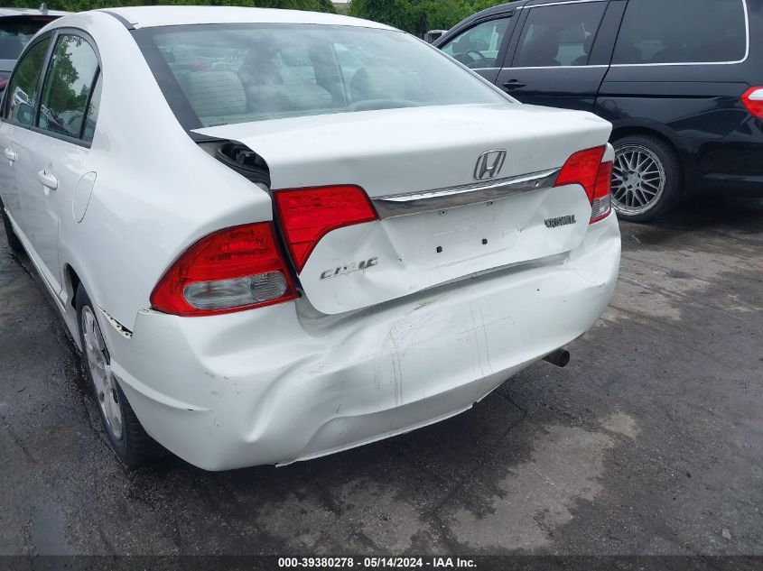 2009 Honda Civic Lx VIN: 2HGFA16599H360586 Lot: 39380278