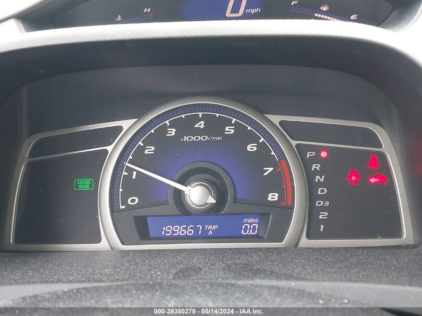 2009 Honda Civic Lx VIN: 2HGFA16599H360586 Lot: 39380278