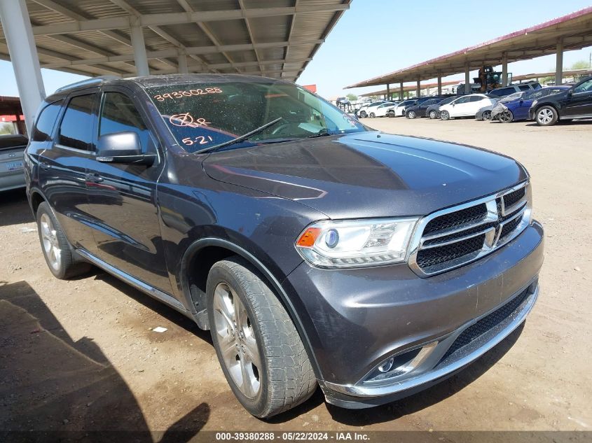 2015 Dodge Durango Limited VIN: 1C4RDHDG3FC809792 Lot: 39380288