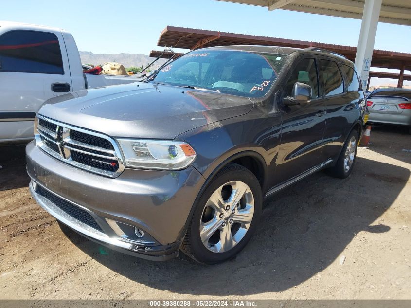 2015 Dodge Durango Limited VIN: 1C4RDHDG3FC809792 Lot: 39380288