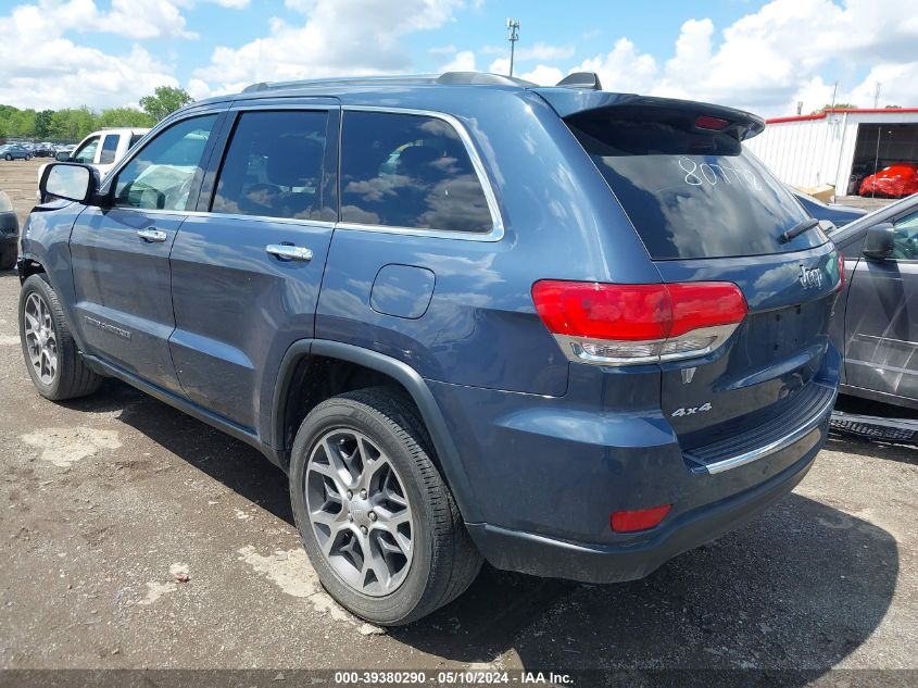 2019 Jeep Grand Cherokee Limited 4X4 VIN: 1C4RJFBG7KC807778 Lot: 39380290