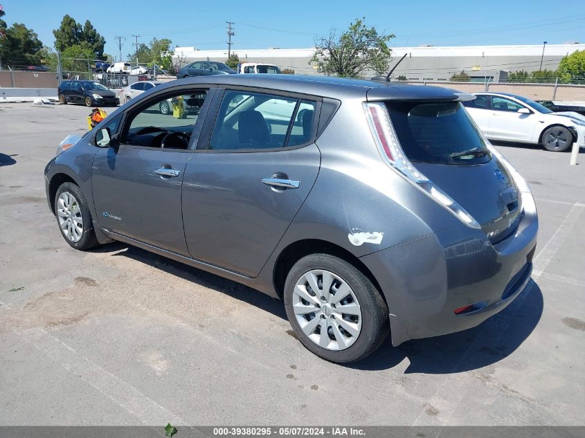 2015 Nissan Leaf S VIN: 1N4AZ0CP9FC302337 Lot: 39380295