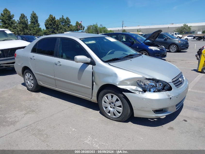 2004 Toyota Corolla Le VIN: 1NXBR32E64Z308566 Lot: 39380303