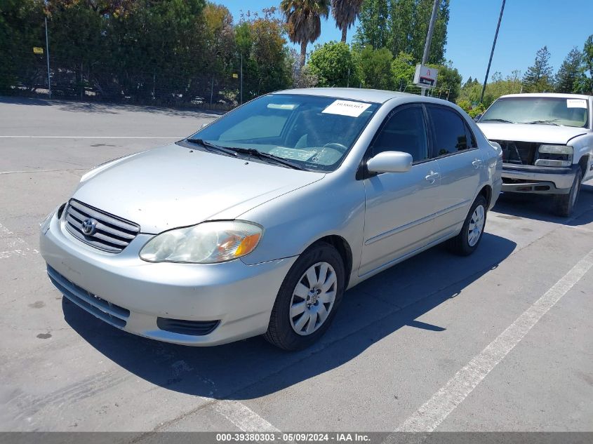 2004 Toyota Corolla Le VIN: 1NXBR32E64Z308566 Lot: 39380303