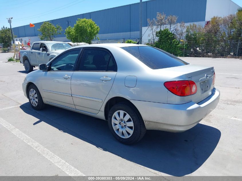 2004 Toyota Corolla Le VIN: 1NXBR32E64Z308566 Lot: 39380303