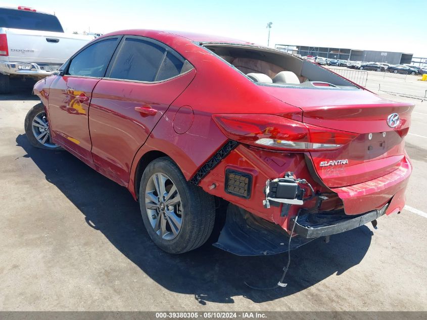 2018 HYUNDAI ELANTRA SEL/VALUE/LIMITED - 0KMHD84LF6JU45117