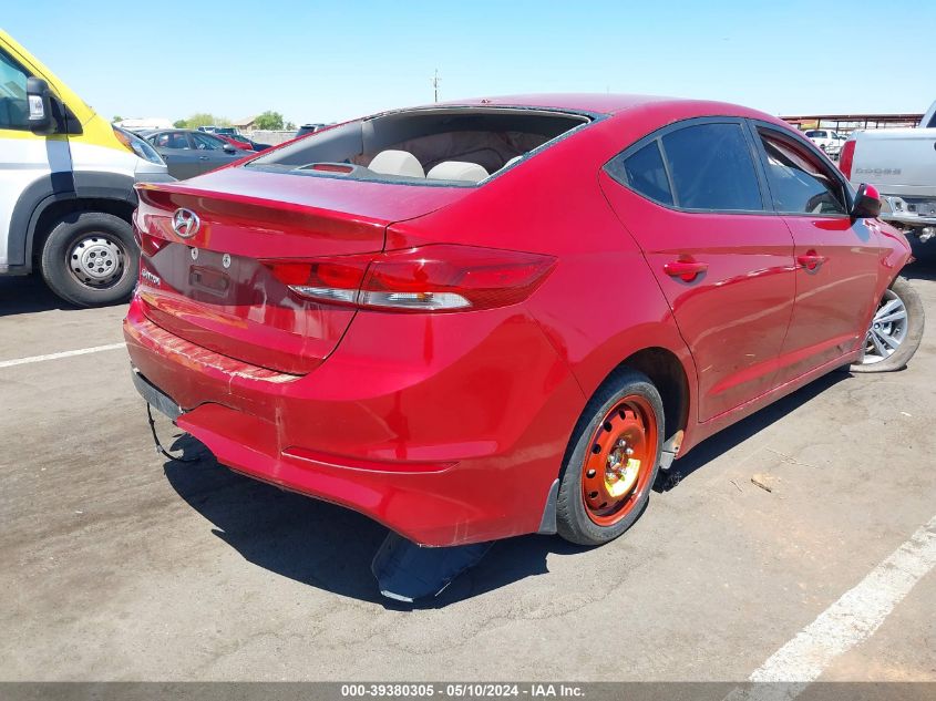 0KMHD84LF6JU45117 2018 Hyundai Elantra Value Edition