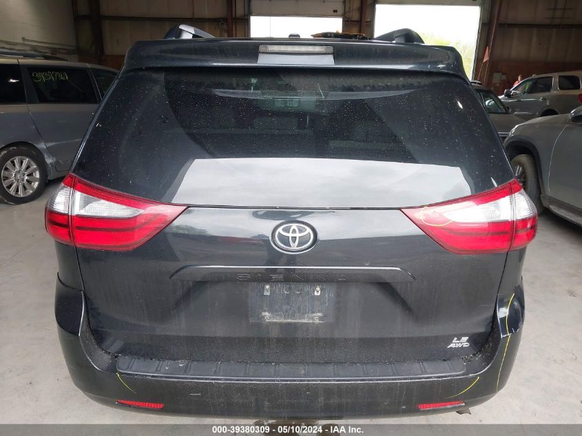 2016 Toyota Sienna Le 7 Passenger VIN: 5TDJK3DCXGS131478 Lot: 39380309