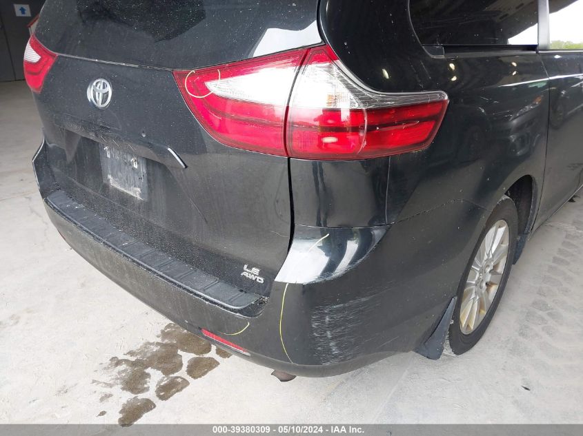 2016 Toyota Sienna Le 7 Passenger VIN: 5TDJK3DCXGS131478 Lot: 39380309