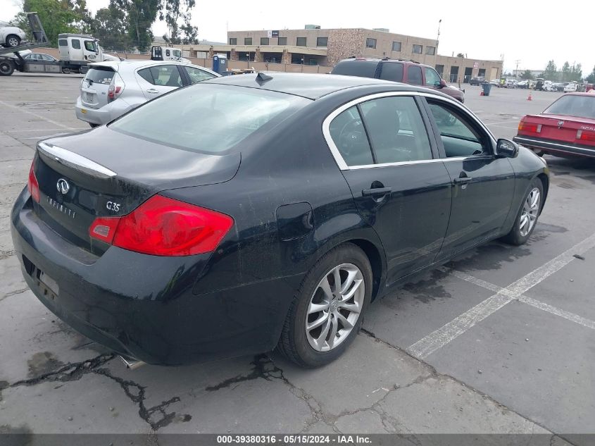 2008 Infiniti G35 VIN: JNKBV61E48M204052 Lot: 39380316