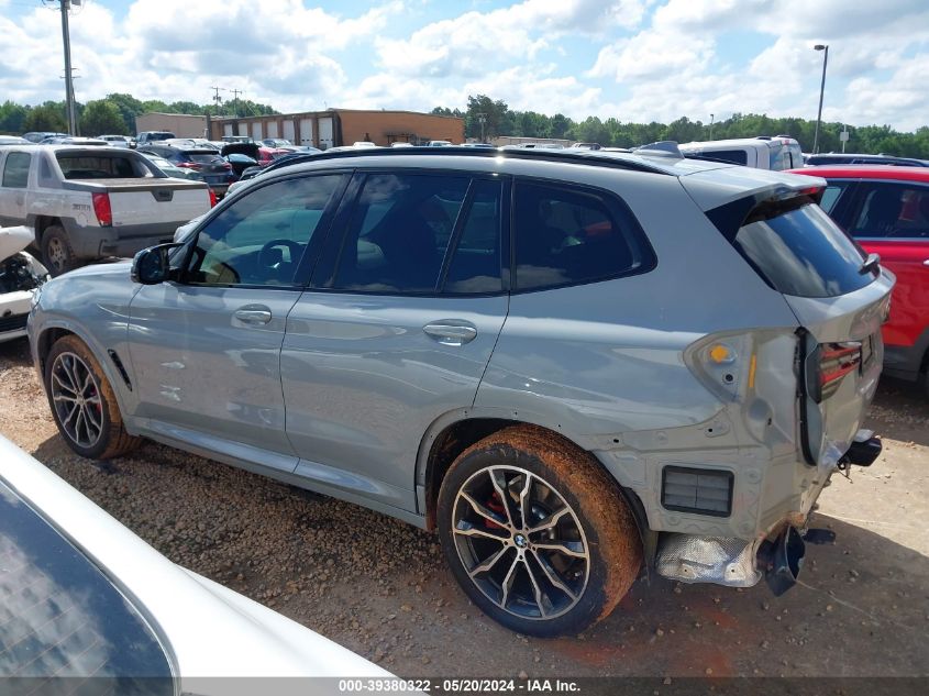 2022 BMW X3 M40I VIN: 5UX83DP06N9M62149 Lot: 39380322