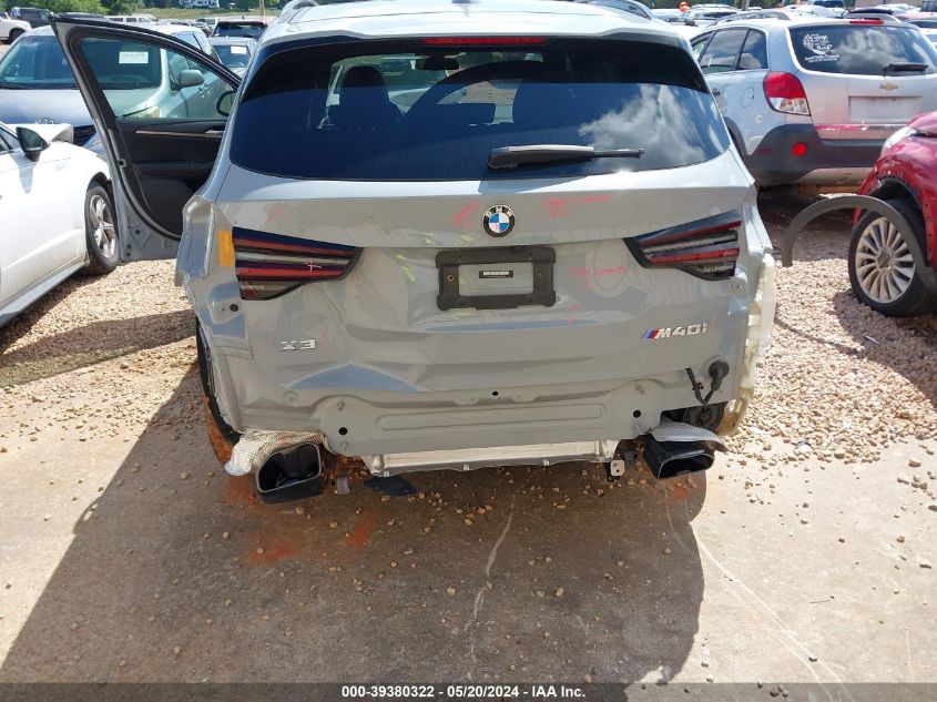 2022 BMW X3 M40I VIN: 5UX83DP06N9M62149 Lot: 39380322