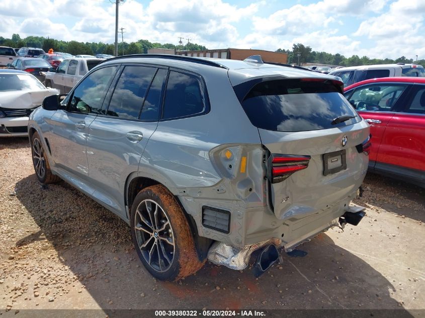 2022 BMW X3 M40I VIN: 5UX83DP06N9M62149 Lot: 39380322