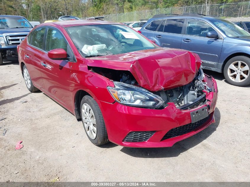 2017 Nissan Sentra Sv VIN: 3N1AB7AP2HY275084 Lot: 39380327