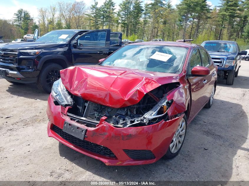 2017 Nissan Sentra Sv VIN: 3N1AB7AP2HY275084 Lot: 39380327