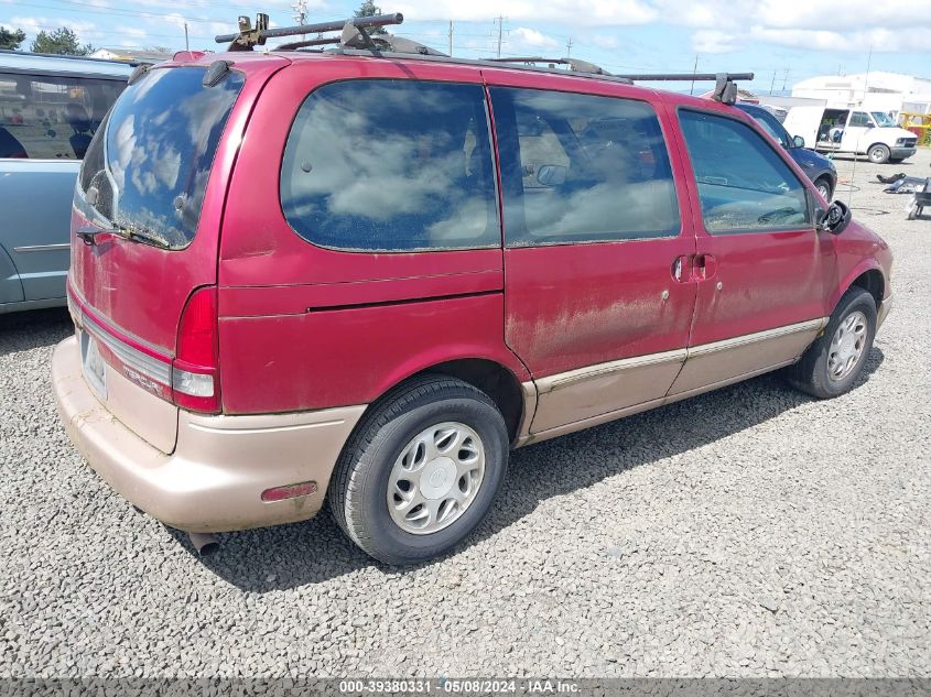 1997 Mercury Villager VIN: 4M2DV1114VD124007 Lot: 39380331