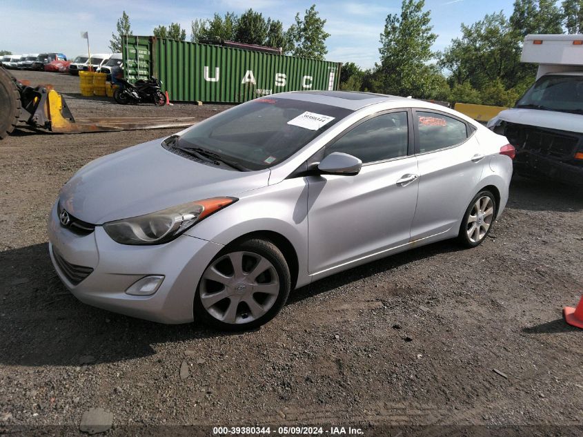 2012 Hyundai Elantra Limited (Ulsan Plant) VIN: KMHDH4AE5CU231562 Lot: 39380344