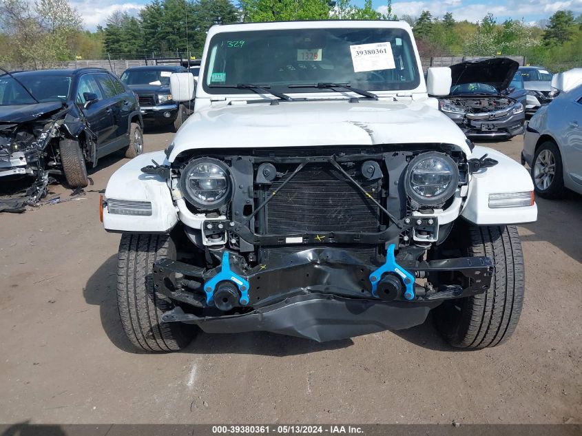 2021 Jeep Wrangler 4Xe Unlimited High Altitude 4X4 VIN: 1C4JJXP68MW784077 Lot: 39380361