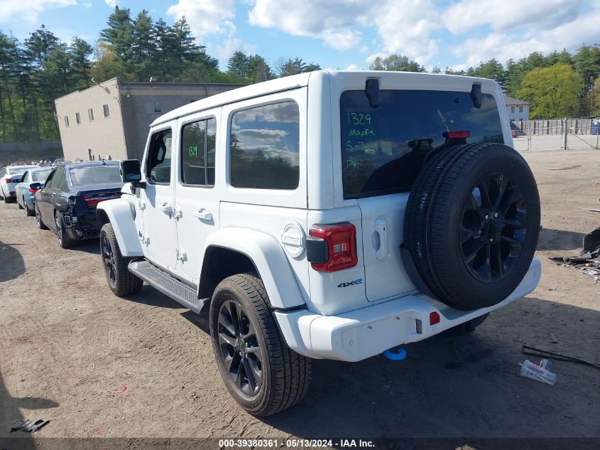 2021 Jeep Wrangler 4Xe Unlimited High Altitude 4X4 VIN: 1C4JJXP68MW784077 Lot: 39380361