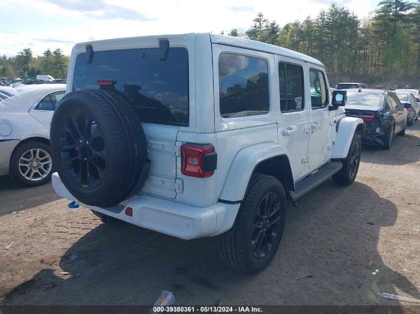 2021 Jeep Wrangler 4Xe Unlimited High Altitude 4X4 VIN: 1C4JJXP68MW784077 Lot: 39380361