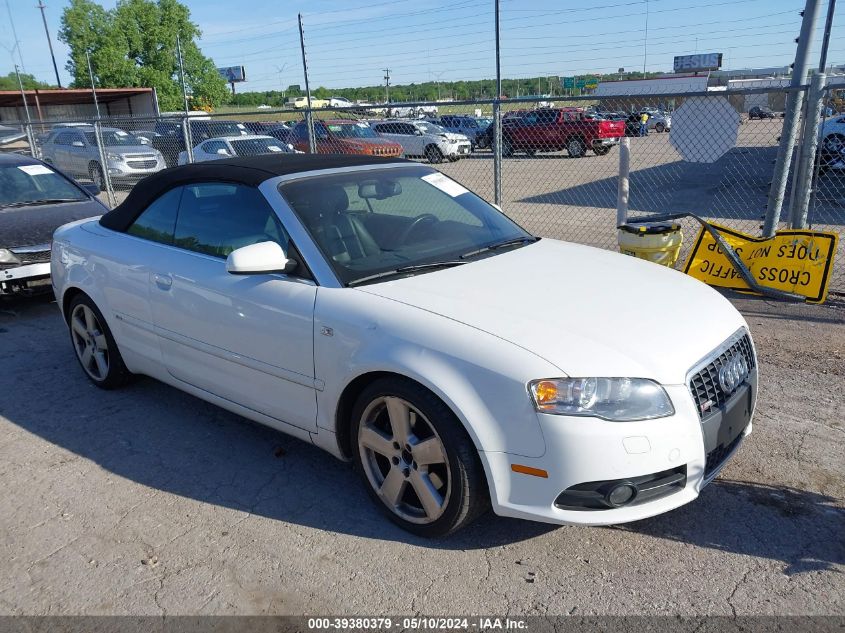 2009 Audi A4 3.2L VIN: WAUDH48H09K002597 Lot: 39380379