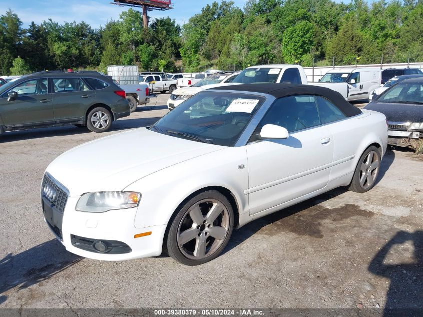 2009 Audi A4 3.2L VIN: WAUDH48H09K002597 Lot: 39380379