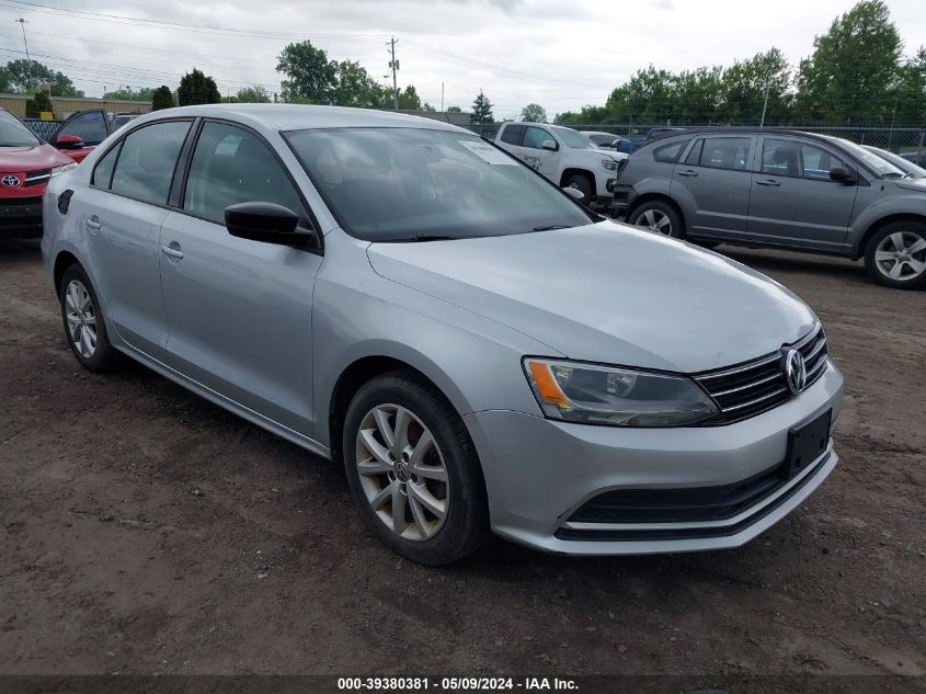 2015 Volkswagen Jetta 1.8T Se VIN: 3VWD17AJ1FM268900 Lot: 39380381