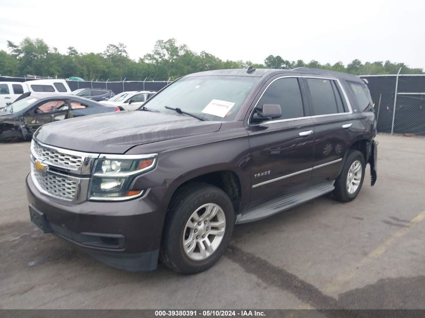 2015 Chevrolet Tahoe Ls VIN: 1GNSKAKC9FR240272 Lot: 39380391