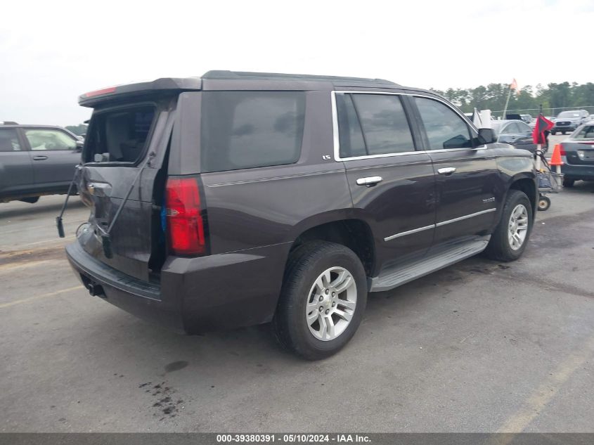 2015 Chevrolet Tahoe Ls VIN: 1GNSKAKC9FR240272 Lot: 39380391