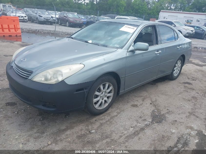 2004 Lexus Es 330 VIN: JTHBA30GX45001412 Lot: 39380406