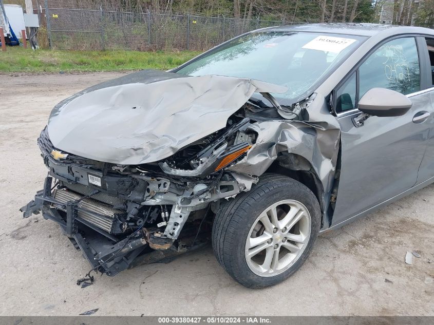 2017 Chevrolet Cruze Lt Auto VIN: 1G1BH5SE8H7242652 Lot: 39380427