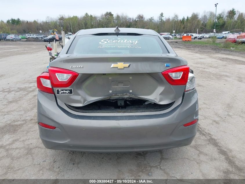 2017 Chevrolet Cruze Lt Auto VIN: 1G1BH5SE8H7242652 Lot: 39380427