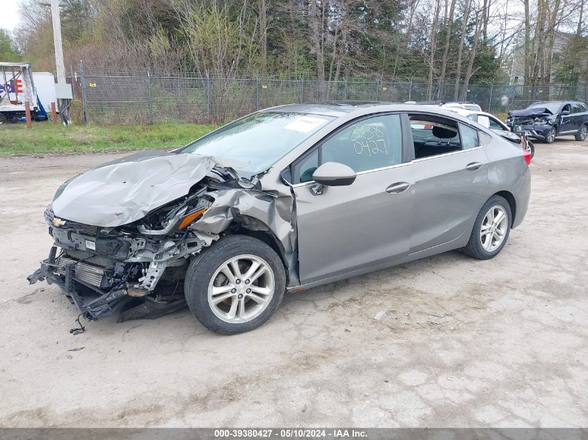 2017 Chevrolet Cruze Lt Auto VIN: 1G1BH5SE8H7242652 Lot: 39380427