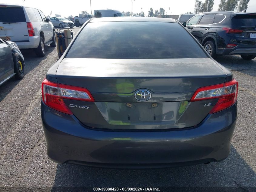 2012 Toyota Camry Le VIN: 4T1BF1FK7CU040882 Lot: 39380428