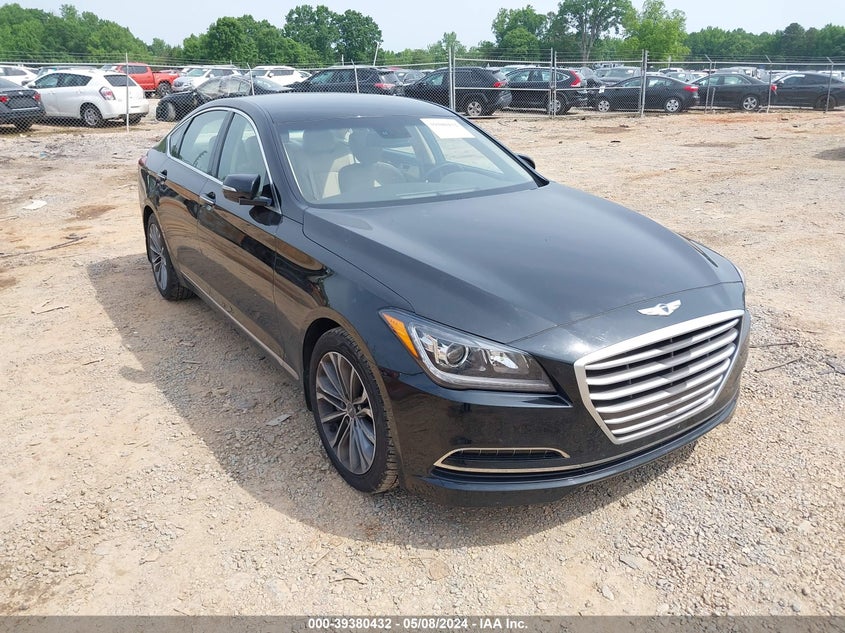 2015 Hyundai Genesis 3.8 VIN: KMHGN4JE8FU080257 Lot: 39380432