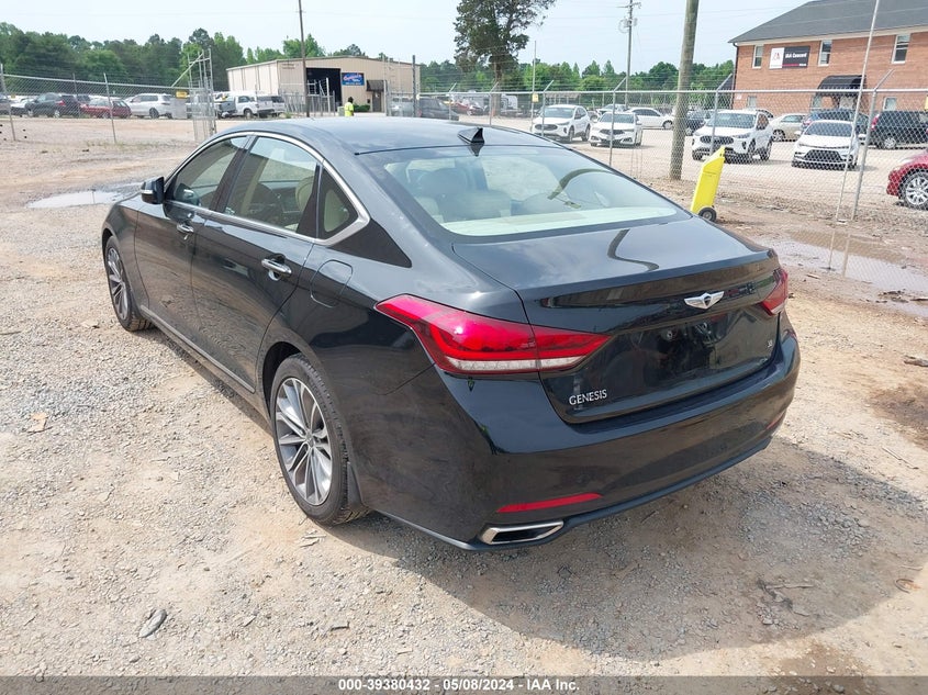 2015 Hyundai Genesis 3.8 VIN: KMHGN4JE8FU080257 Lot: 39380432