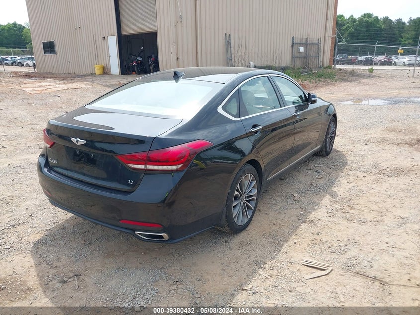 2015 Hyundai Genesis 3.8 VIN: KMHGN4JE8FU080257 Lot: 39380432