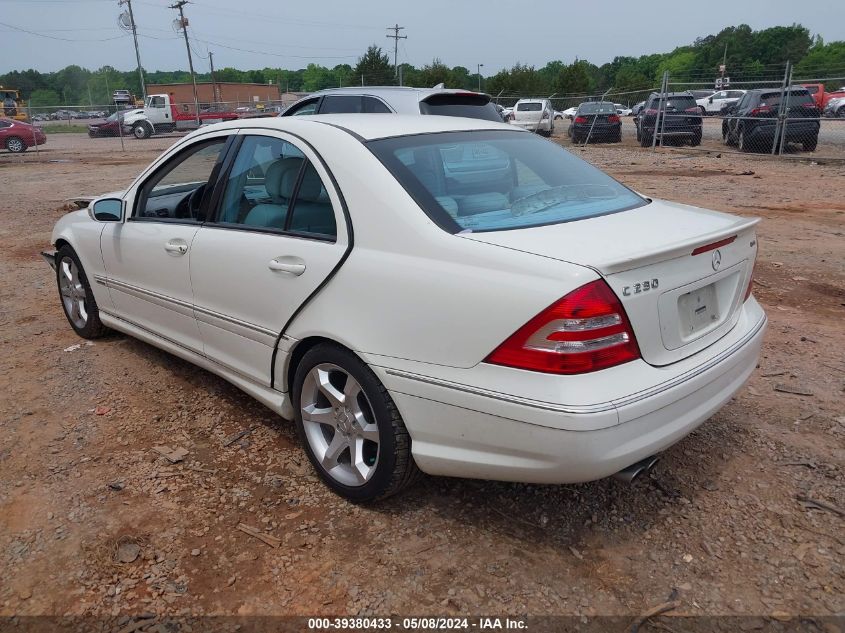 2007 Mercedes-Benz C 230 Sport VIN: WDBRF52H67F914510 Lot: 39380433