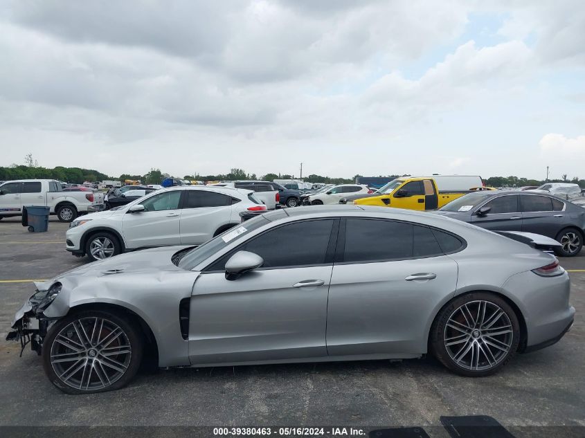 2022 Porsche Panamera 4 VIN: WP0AJ2A77NL100126 Lot: 39380463