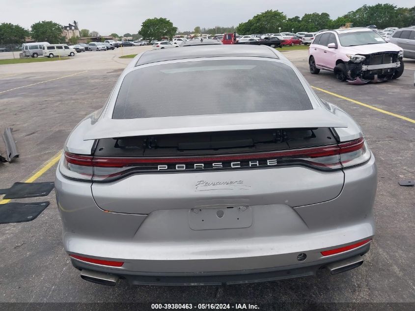 2022 Porsche Panamera 4 VIN: WP0AJ2A77NL100126 Lot: 39380463