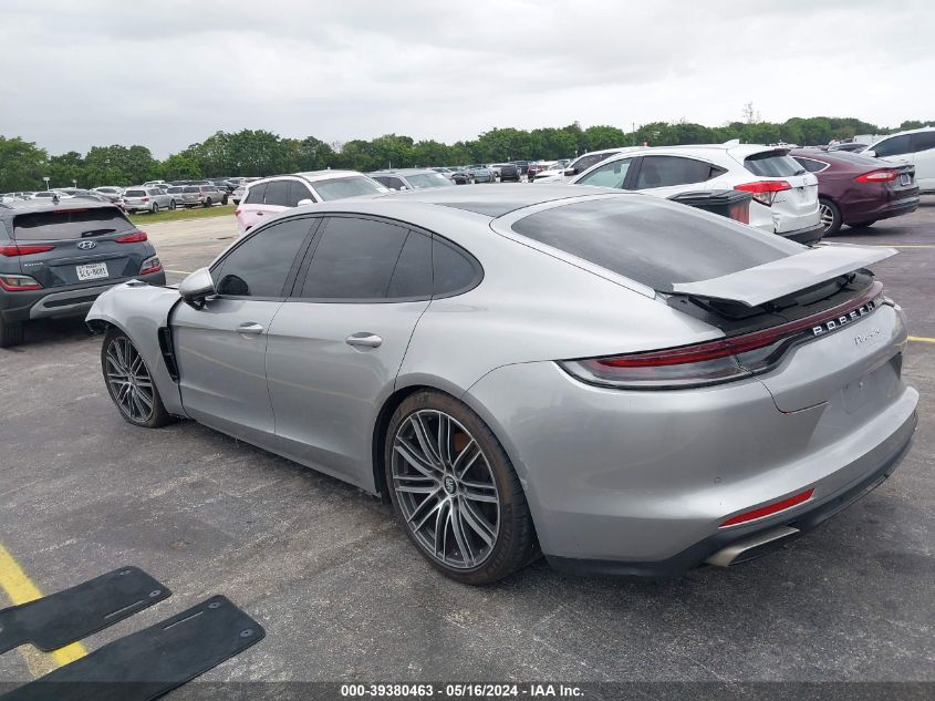 2022 Porsche Panamera 4 VIN: WP0AJ2A77NL100126 Lot: 39380463