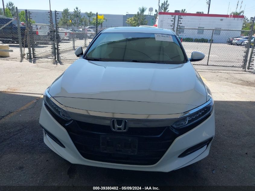 2018 Honda Accord Ex VIN: 1HGCV1F49JA118480 Lot: 39380482