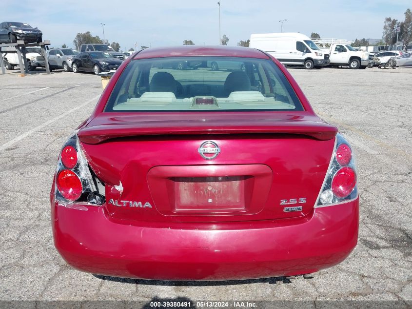 2006 Nissan Altima 2.5 S VIN: 1N4AL11D06N388920 Lot: 39380491