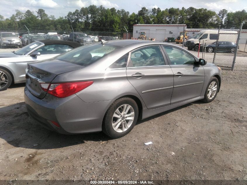 2014 Hyundai Sonata Gls VIN: 5NPEB4AC6EH880177 Lot: 39380494