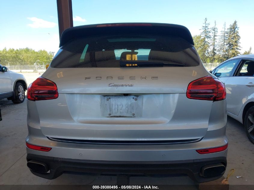 2016 Porsche Cayenne VIN: WP1AA2A29GLA04228 Lot: 39380495