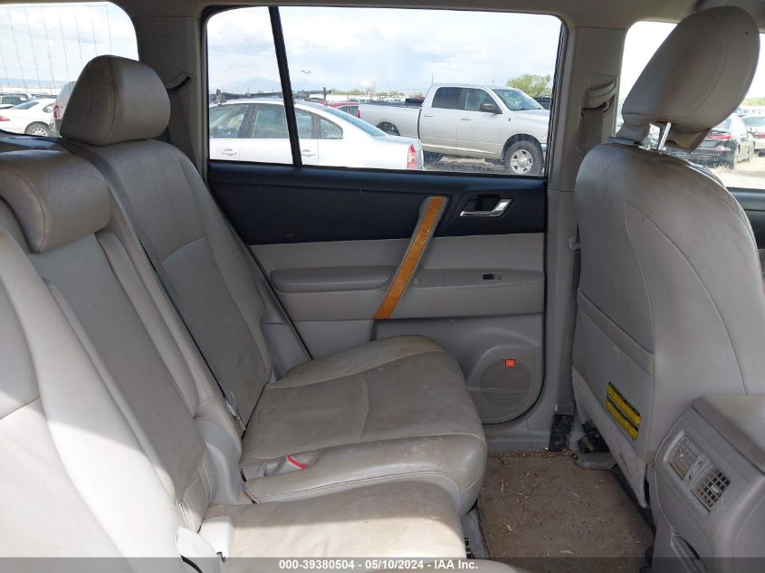 2009 Toyota Highlander Hybrid Limited VIN: JTEEW44A792037056 Lot: 39380504